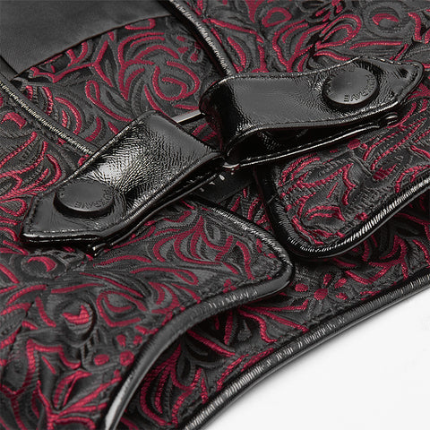 Chinese style bloody jacquard jacket