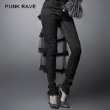 Fashion Ladies Gothic Pants With Decorative Pattern For Women