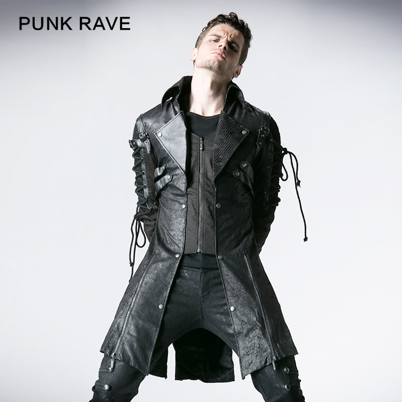 Studded Special Hot Fit Leather Long Gothic Coat– Punkravestore