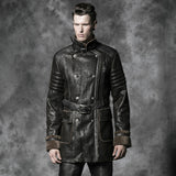 Waterproof Winter Overcoat Punk Coat For Men
