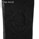 Sexy Lady Fashion Lamination Mesh Lace Fake Boot Gothic Pants Legging