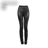 Sexy Lady Fashion Lamination Mesh Lace Fake Boot Gothic Pants Legging