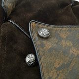 Military Cape Style Modern Gothic Trench Coats For Men