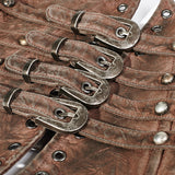 Steampunk Vintage Retro Underbust Corset Waist Belt Sexy Leather Girdles For Women Accessories