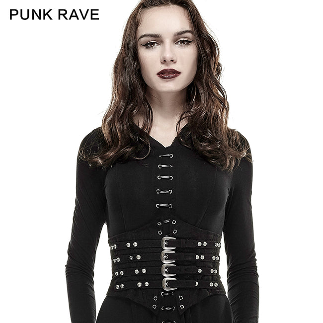 Steampunk Vintage Retro Underbust Corset Waist Belt Sexy Leather Girdl Punkravestore Steampunk Vintage Retro Underbust Corset Waist Belt Sexy Leather Girdl Punkravestore