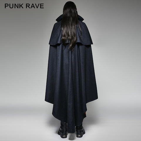 Luxury Gothic Trench Coats With Pattern Like Vampire Count Cape