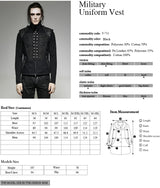 Military Uniform Combat Tactical Punk Vest
