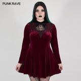 Goth dark night vines dress