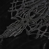 Goth dark night vines dress