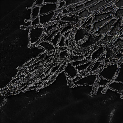 Goth dark night vines dress
