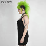 Goth sexy braces skirt