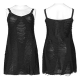 Goth sexy braces skirt