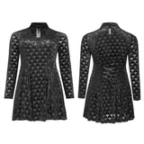 Goth dark night vines dress