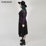 Gothic  gorgeous V-neck dress