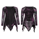 Gothic  gorgeous V-neck dress