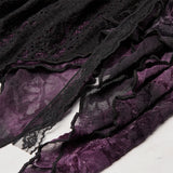 Gothic  gorgeous V-neck dress