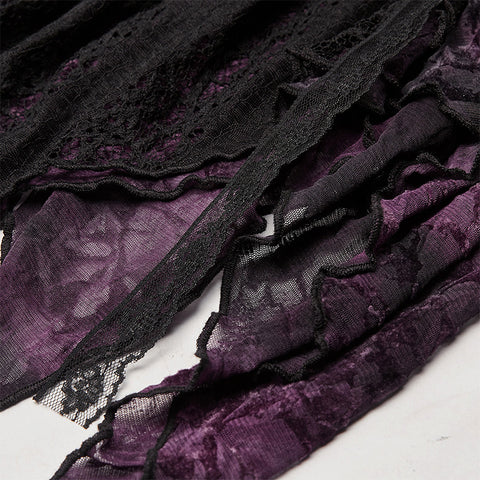 Gothic  gorgeous V-neck dress