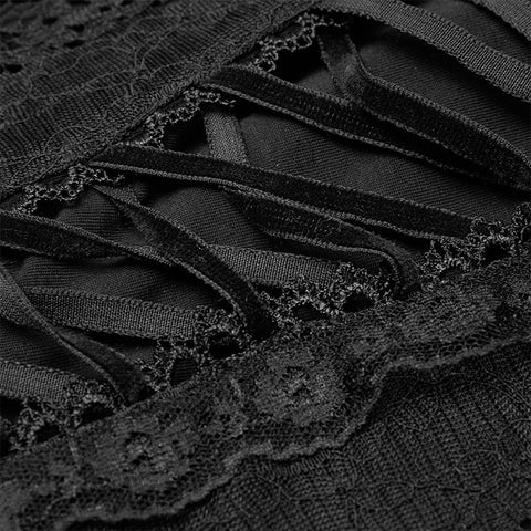 Gothic  gorgeous V-neck dress