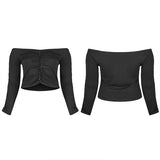 Gothic Long Sleeve Knit T-Shirt
