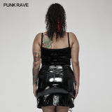 Goth Velvet Octopus Print Sling