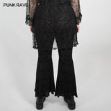 Dark Goth flared pants