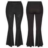 Dark Goth flared pants