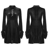 Velvet Japanese Embroidery Dress