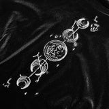 Velvet Japanese Embroidery Dress