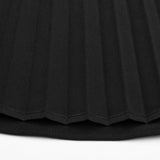 Shirt-style pleated dress