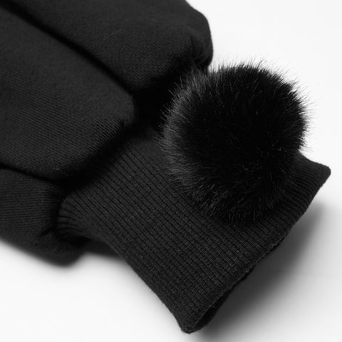 Punk clown-shaped hooded dress