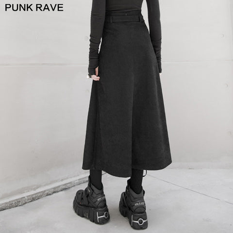 Punk Asymmetric A shape half skirt