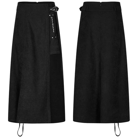 Punk Asymmetric A shape half skirt