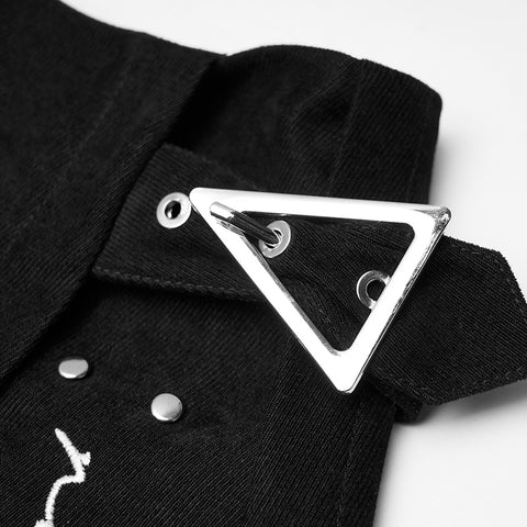 Punk Asymmetric A shape half skirt