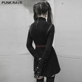 "PUNK" series suspender fitted strap dress