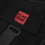 Punk waist-sealing pleated skirt