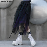Three-dimensionalcutting mesh skirt