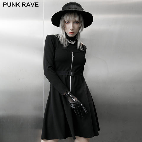 "Electronic bionic" stitching Two pieces Dress
