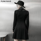 "Electronic bionic" stitching Two pieces Dress
