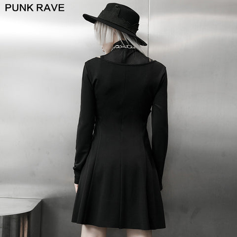 "Electronic bionic" stitching Two pieces Dress