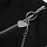 Double zippers Cardigan hoodie