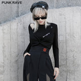 Fake two pieces long T-shirts