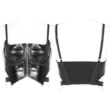 "Millennium E-Worm" half-breast cup hollow Top
