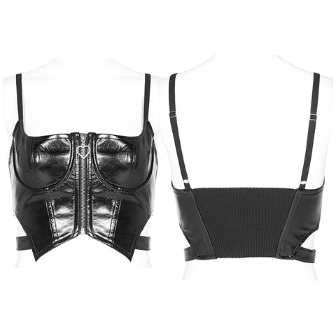"Millennium E-Worm" half-breast cup hollow Top