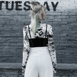 Removable sleeves long sleeve t-shirt