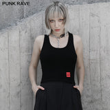 Back cross-print vest