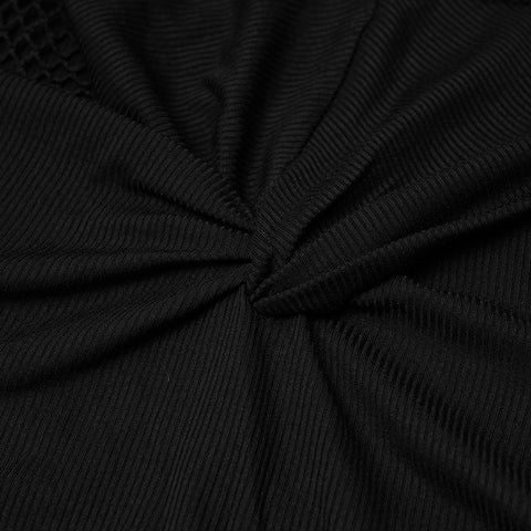 "Electronic Bionics"  Fit long sleeves Crack T-shirt