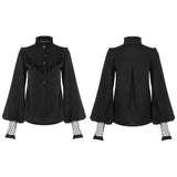 Gothic style mesh chiffon shirt