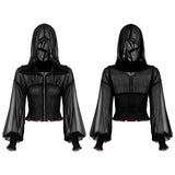 Chiffon tight waist short sunlight proof jacket