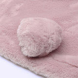 Cute ears drawstring cap short coat