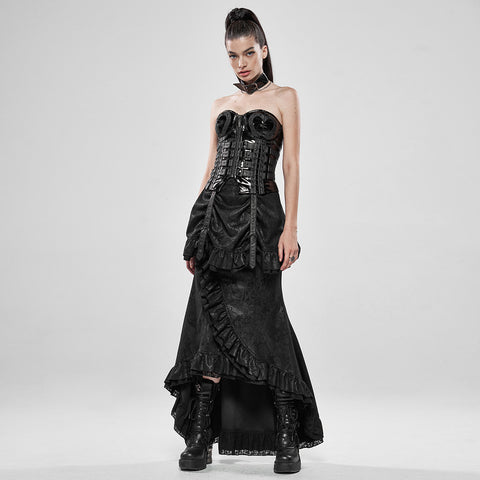 Steampunk Gorgeous Noble Fishtail Skirt